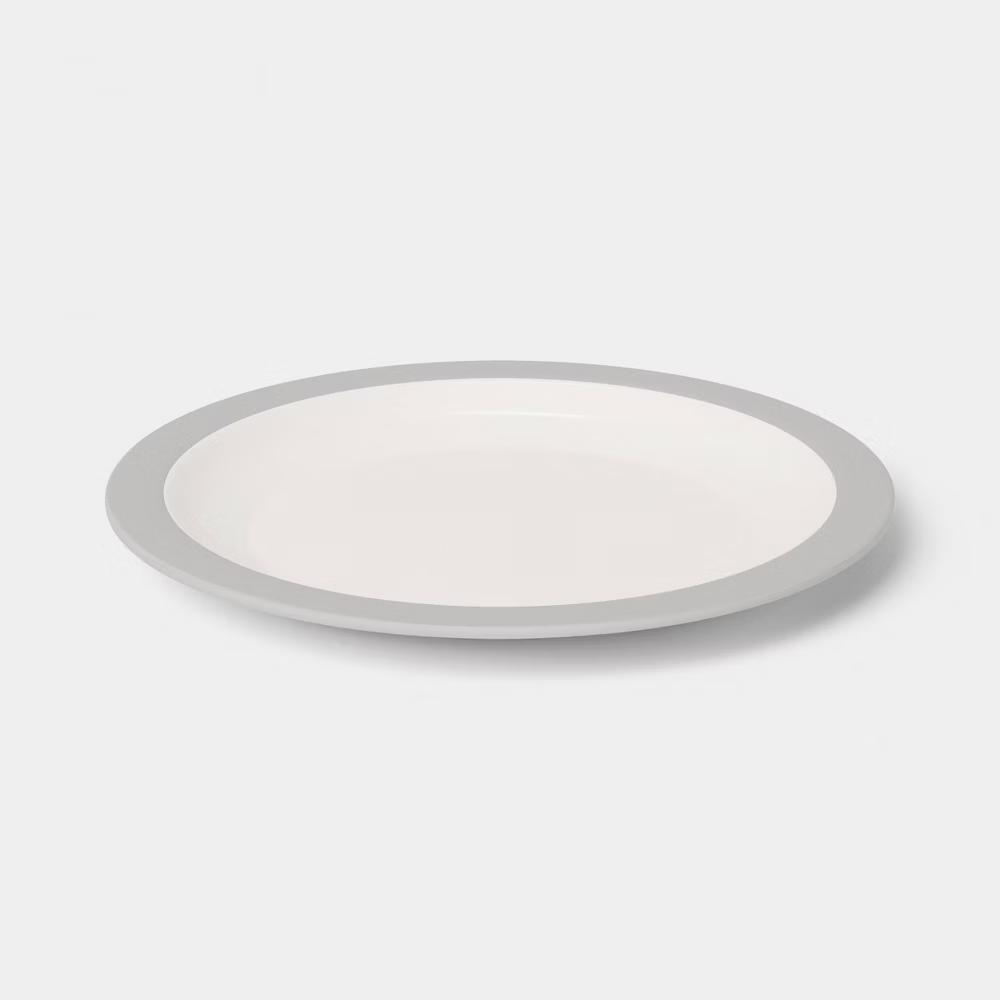 10.5" Plastic Dinner Plate with Decal