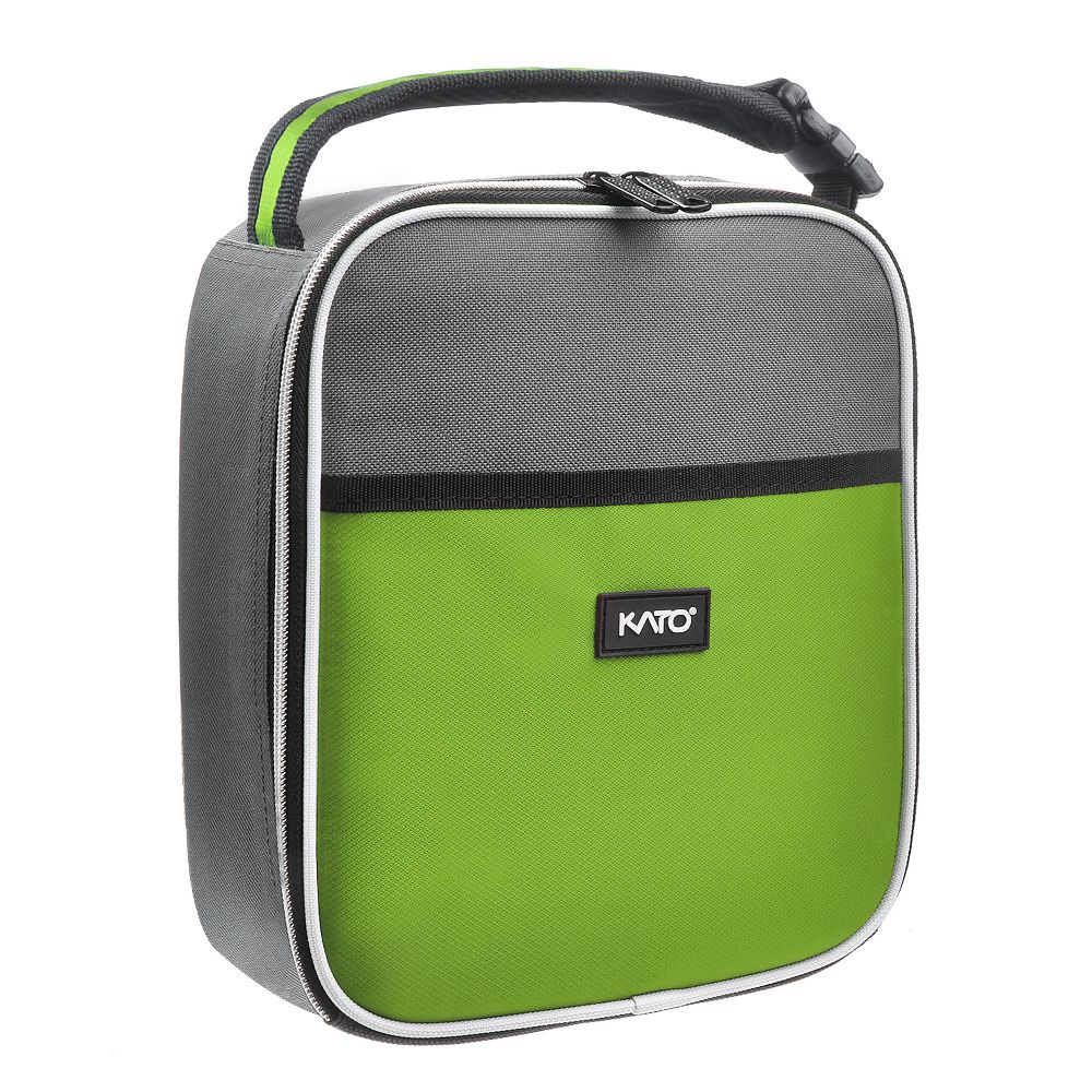 Small Insulated Lunch Tote Bag for Adult Kid, Leak-proof Portable Lunch Box for Man Woman with Dual Zipper Closure, 8.5x4x9.5 Inches - Image 15