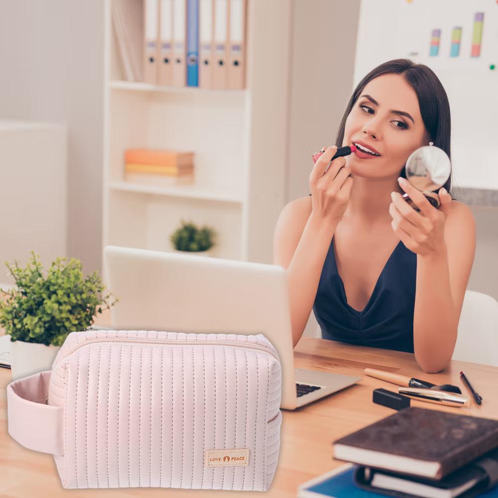 Faux Leather Small Makeup Bag - Image 26