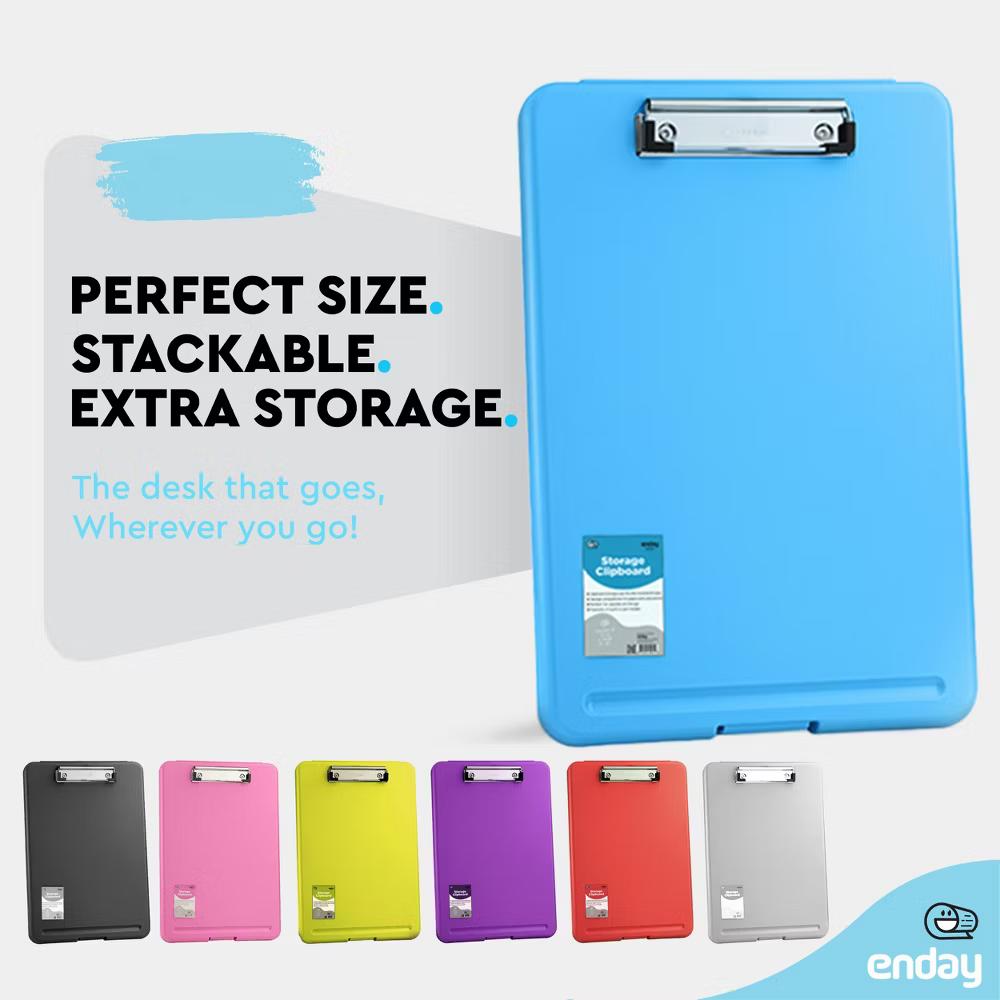 Clipboard with Storage, Letter Size Storage Clipboard with Compartments Case for Nurse Teachers Plastic Translucent Holds 100 Sheets - Image 15
