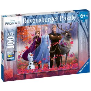 Frozen 2 Magic of the Forest 100pc Jigsaw Puzzle: Kids Creative Thinking Educational Paperboard Toy