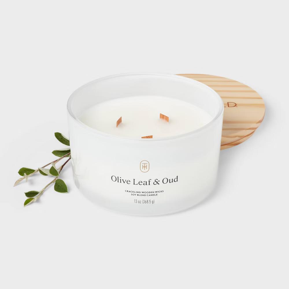 Glass Wooden Wick Jar Candle - Image 68