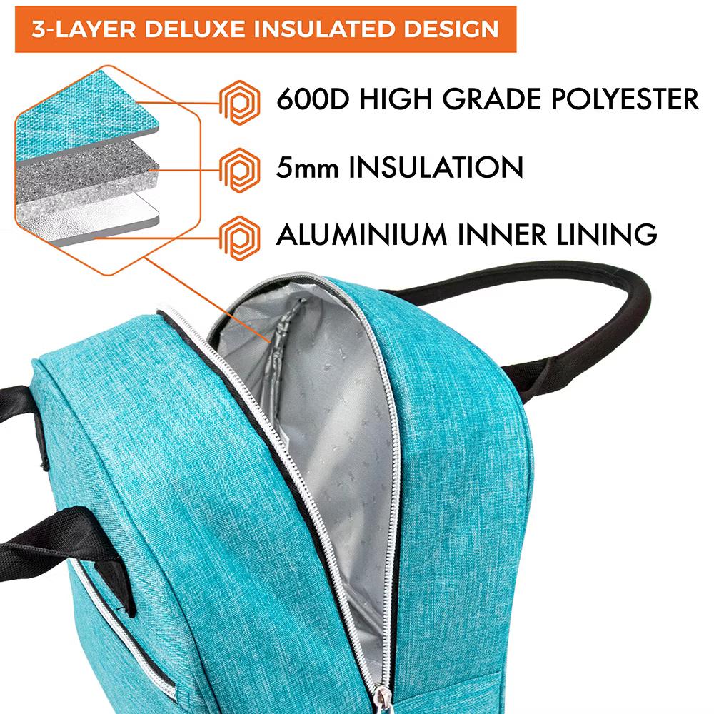 Insulated Lunch Box Women, Cooler Bag Tote Girls Kids Teen Adult, Soft Reusable Thermal Meal Prep Purse - Image 71