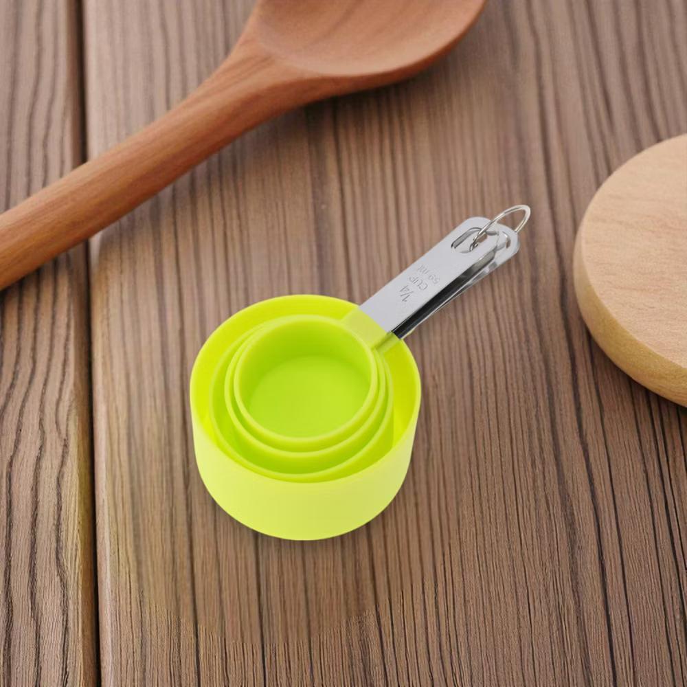 Measuring Cups 4-Piece Measuring Cup Set Dishwasher Safe Stainless Steel PP 1 Set - Image 11