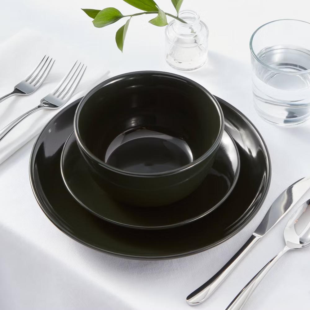 12pc Stoneware Avesta Dinnerware Set - Image 12