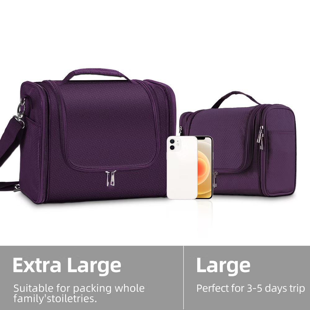 Large Capacity Toiletry Bag for Women and Men, Hanging Toiletry Organizer Cosmetics Makeup Bag - Image 66