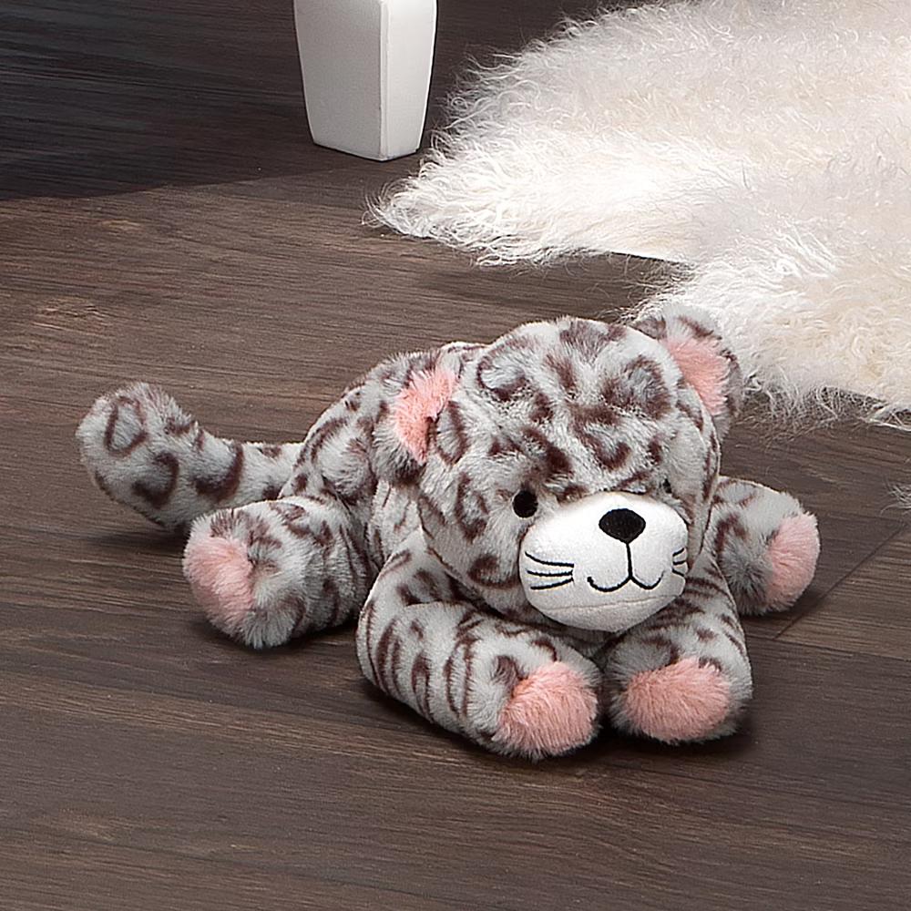 Happy Jungle Plush Leopard Stuffed Animal Toy - Pink/Gray - Cleo - Image 6