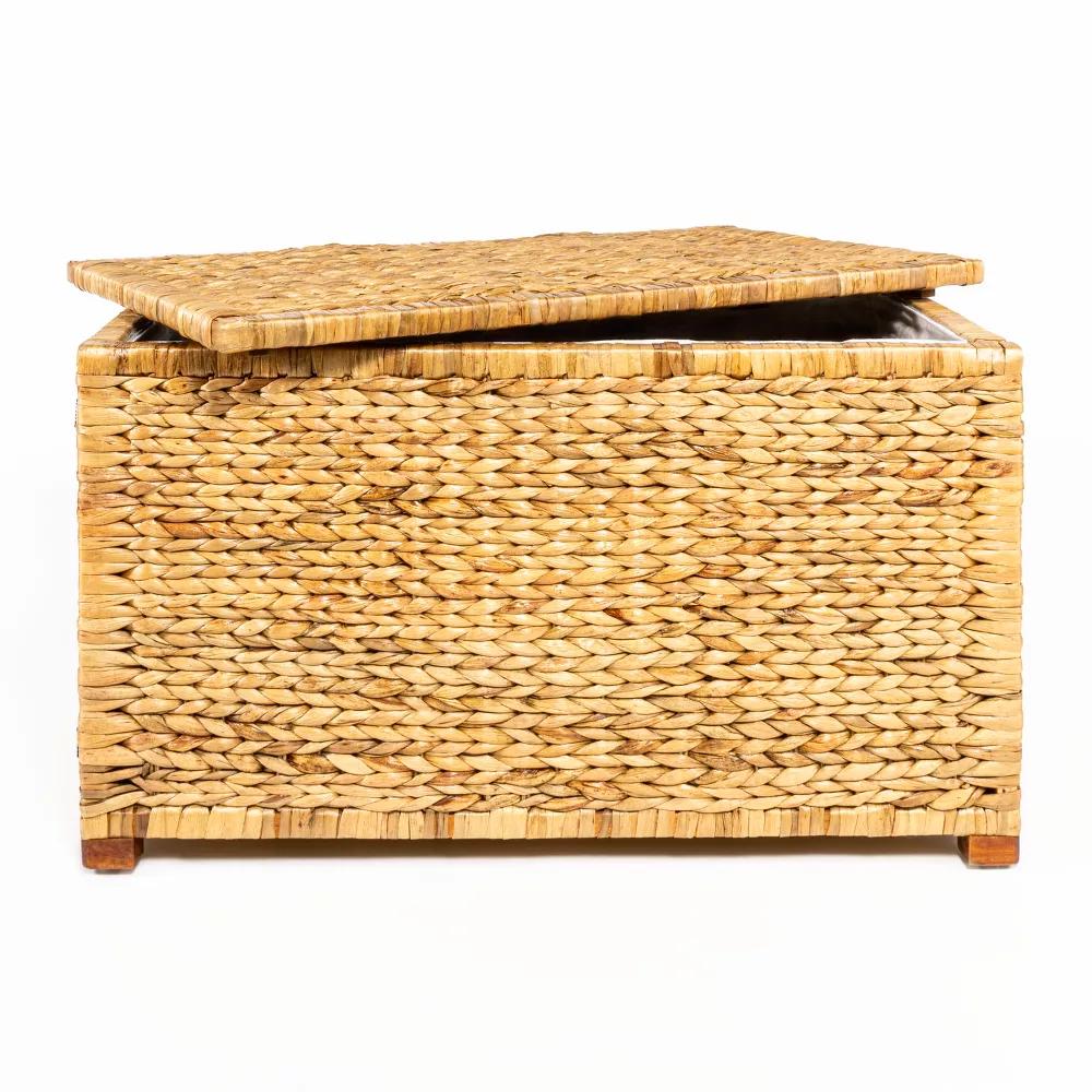 happimess Anada 30" Handwoven Wicker Weave Storage Trunk - Image 20
