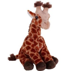 Cuddlekins Eco Mini Giraffe Baby, Stuffed Animal, 8 Inches, Plush Toy, Fill is Spun Recycled Water Bottles, Eco Friendly