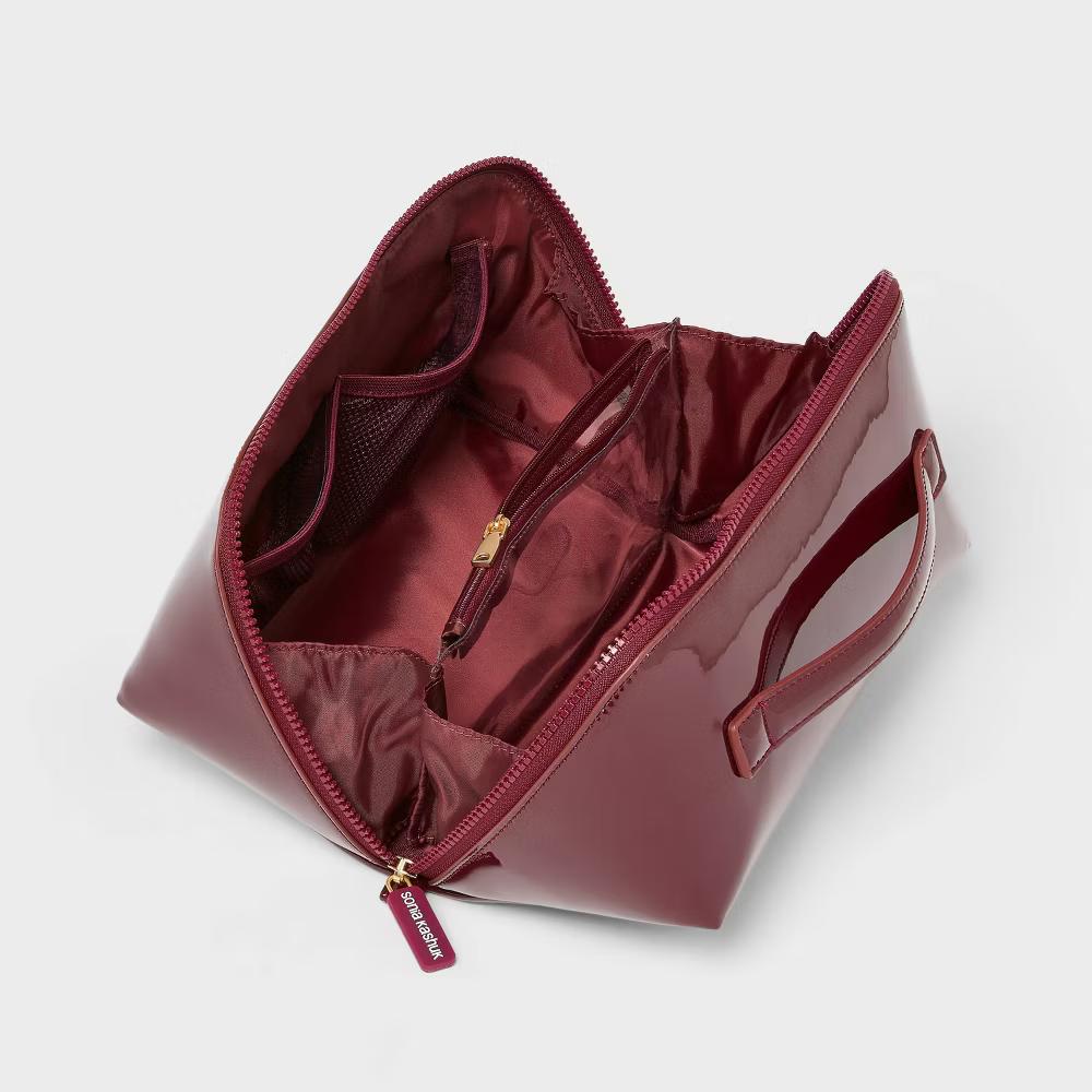 Diagonal-Zip Makeup Bag - Image 16