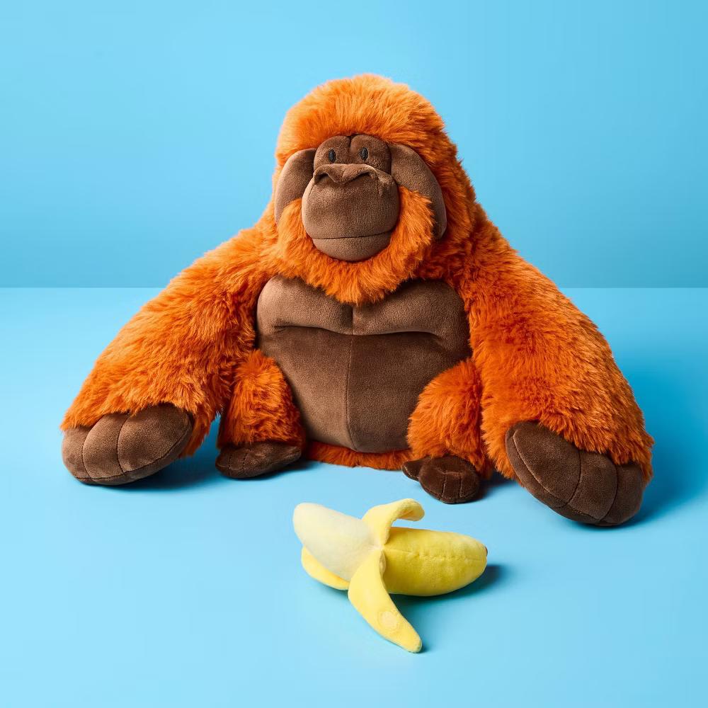 10" Orangutan Stuffed Animal - Image 3