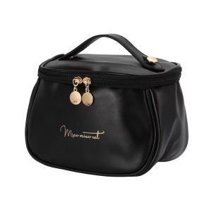 PU Leather Waterproof Travel Makeup Bag 1 Pc