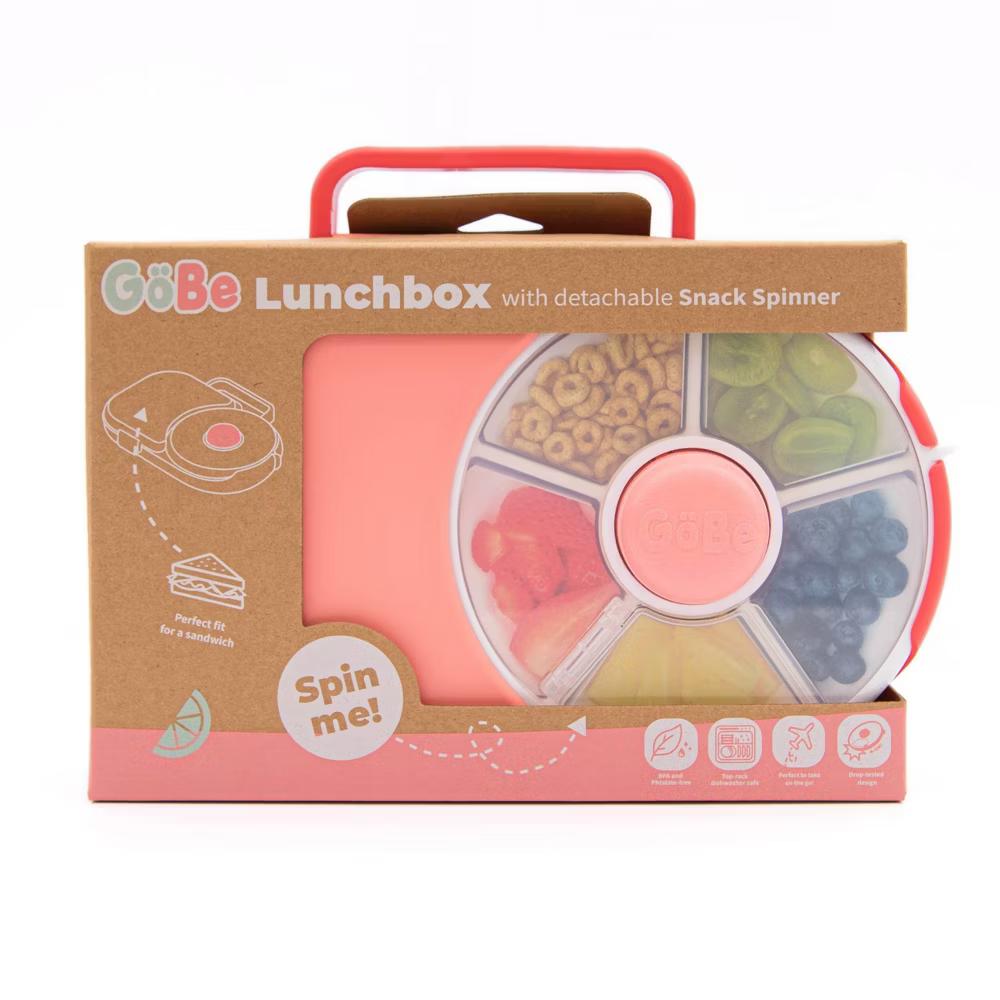 GoBe Kids' 2-in-1 Bento Style Lunchbox with Small Snack Spinner Flip - Image 17