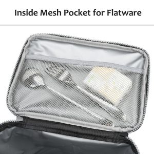 Small Insulated Lunch Bag for Men Women Kid, 7.8L Leakproof Thermal Reusable Lunch Cooler Tote Bag, Adult Insulated Lunch Box