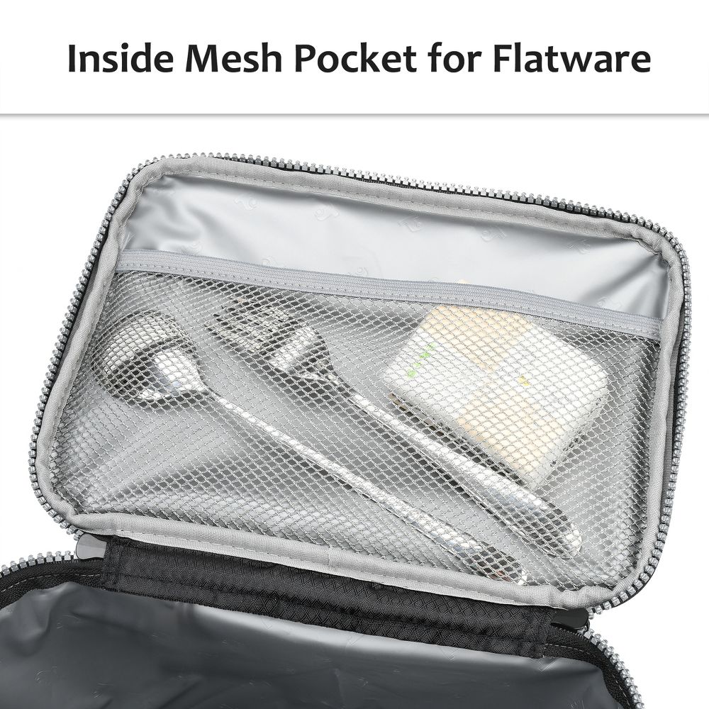 Small Insulated Lunch Bag for Men Women Kid, 7.8L Leakproof Thermal Reusable Lunch Cooler Tote Bag, Adult Insulated Lunch Box