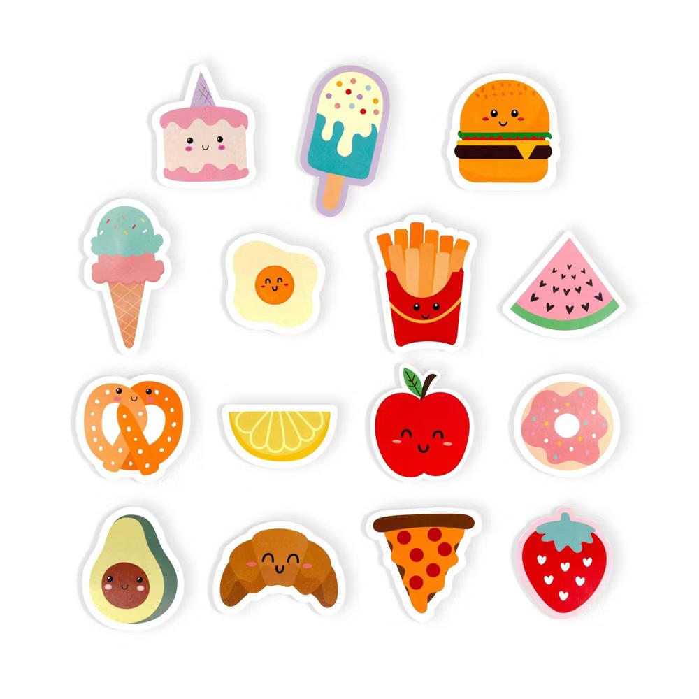 Yoobi Evolve 15pk Stickers - Food, Teacher Rewards, School Supplies - Image 5