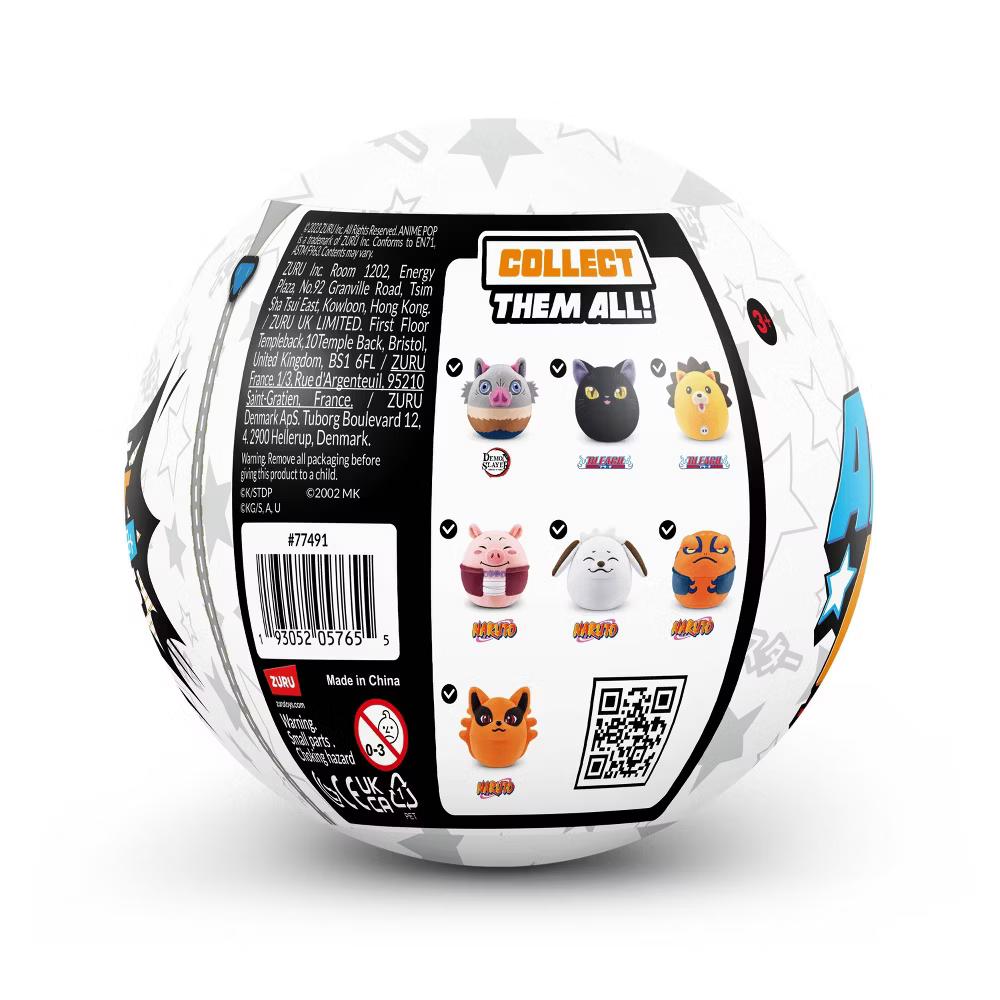 ZURU 5 Surprise Anime Pop Plush: Mythical Creature Stuffed Toy, Polyester Material - Image 6