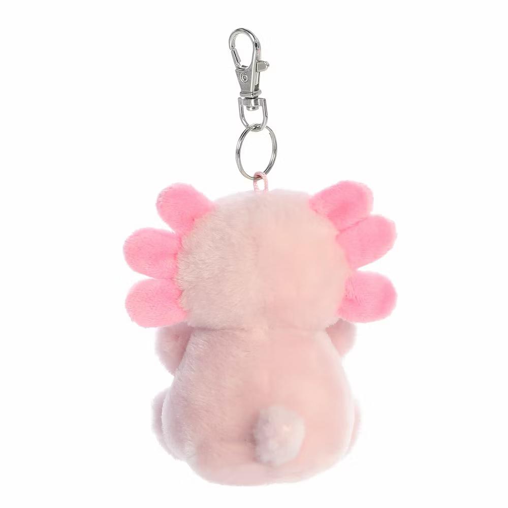 Mini Ax Axolotl Palm Pals Adorable Clip-On Pink 4" - Image 3