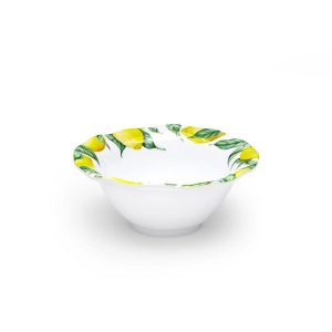 Q Home | Limonata 6.5" Melamine Cereal Bowl, Set of 4