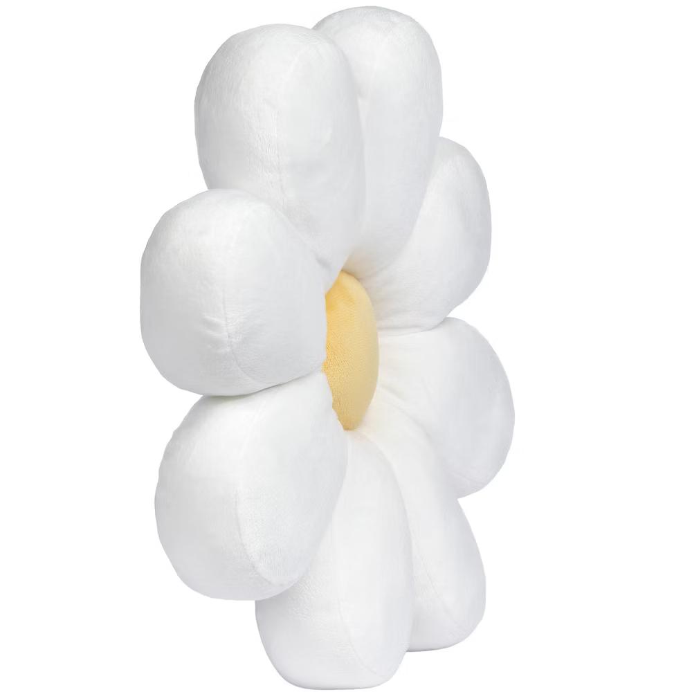 Sweet Daisy White Flower Decorative Pillow Plush Stuffed Toy - Image 5