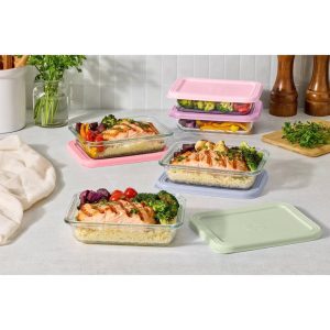 Everyday 10pc 3c Glass Meal Prep Food Storage Container Set