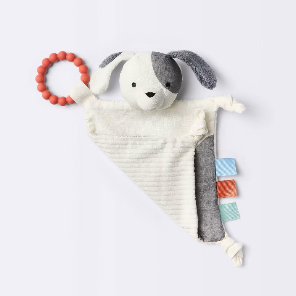 Crinkle Paper - Puppy - Baby Learning Toy, Sensory Development, Linen Cotton, 0.13 lb