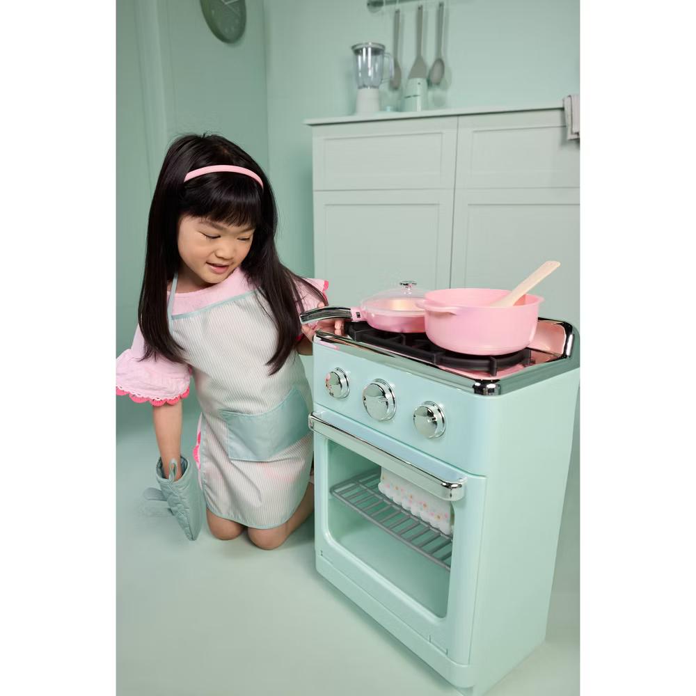 Sweet Spaces Apron & Oven Mitt Set, Play Kitchen Cookware - Image 7