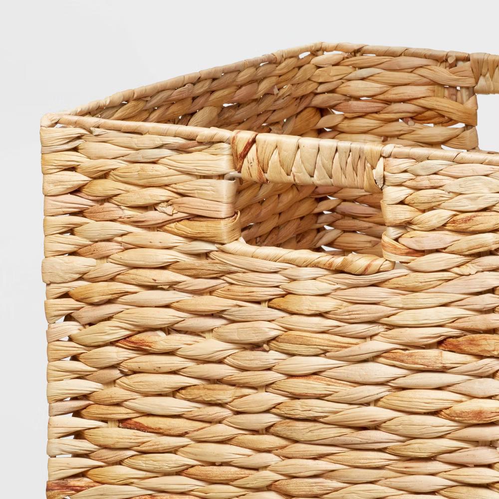 Woven Water Hyacinth Milk Crate - Image 8