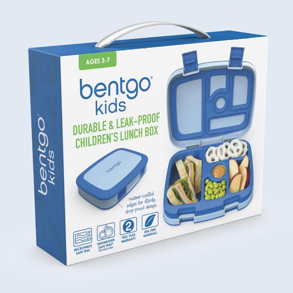Kids' Brights Leakproof, 5 Compartment Bento-Style Kids' Lunch Box - Image 3