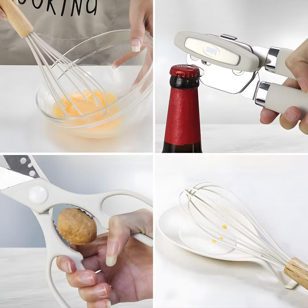 Kitchen Utensils Set, 50 Piece Silicone And Stainless Steel Cooking Utensils, Heat Resistant Kitchen Tools - Image 21