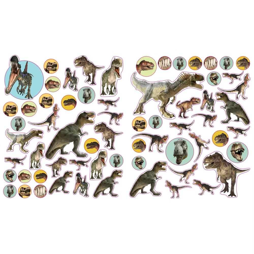 Eyelike Stickers Dinosaurs - Workman: 400 Reusable Kids & Planner Stickers, 12 Sheets, Dinosaur Theme - Image 4