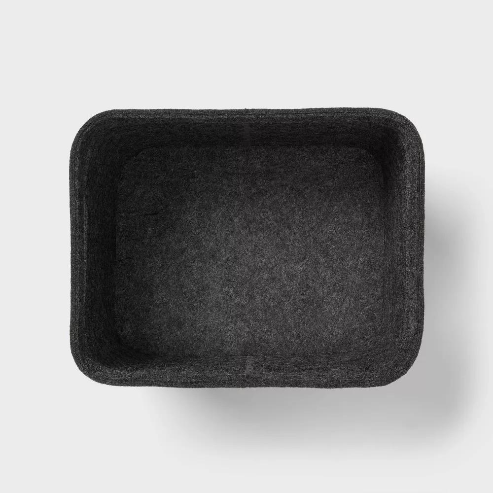 Rectangle Felt Basket with Stitching - Image 28
