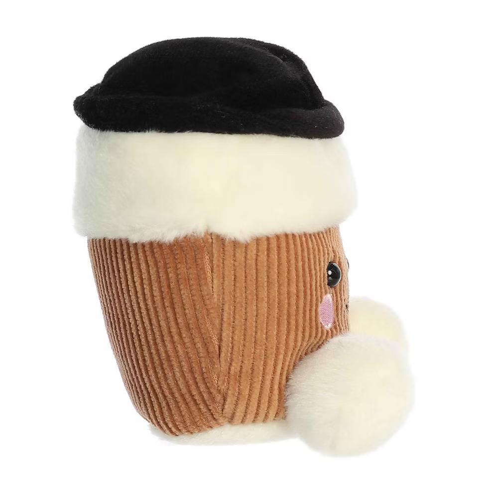 Mini Essie Coffee Cup Palm Pals Adorable Stuffed Animal White 4.5" - Image 2