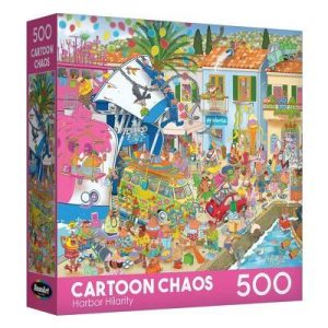 Cartoon Chaos 500pc - Harbor Hila Jigsaw Puzzle