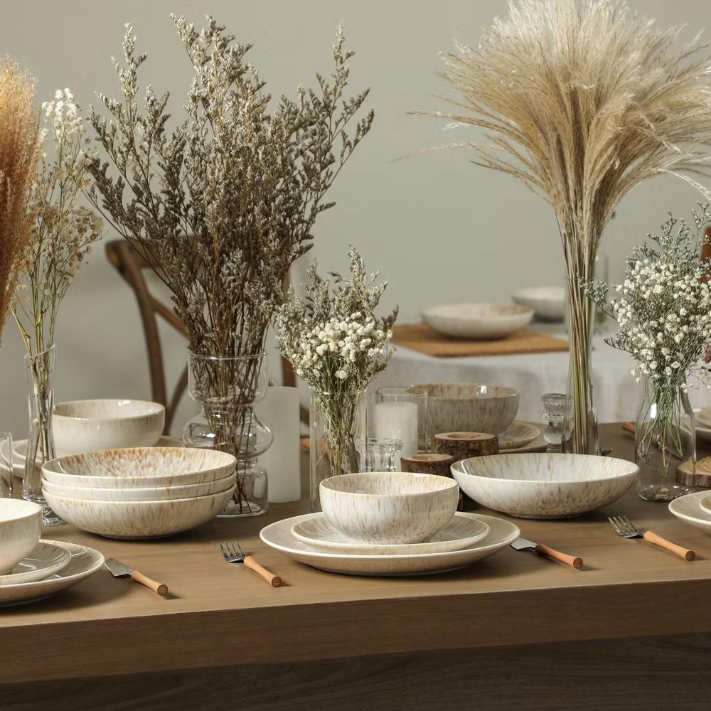 Riley 4-Piece Pasta Bowl Set Stoneware, Service for 4 - Image 19