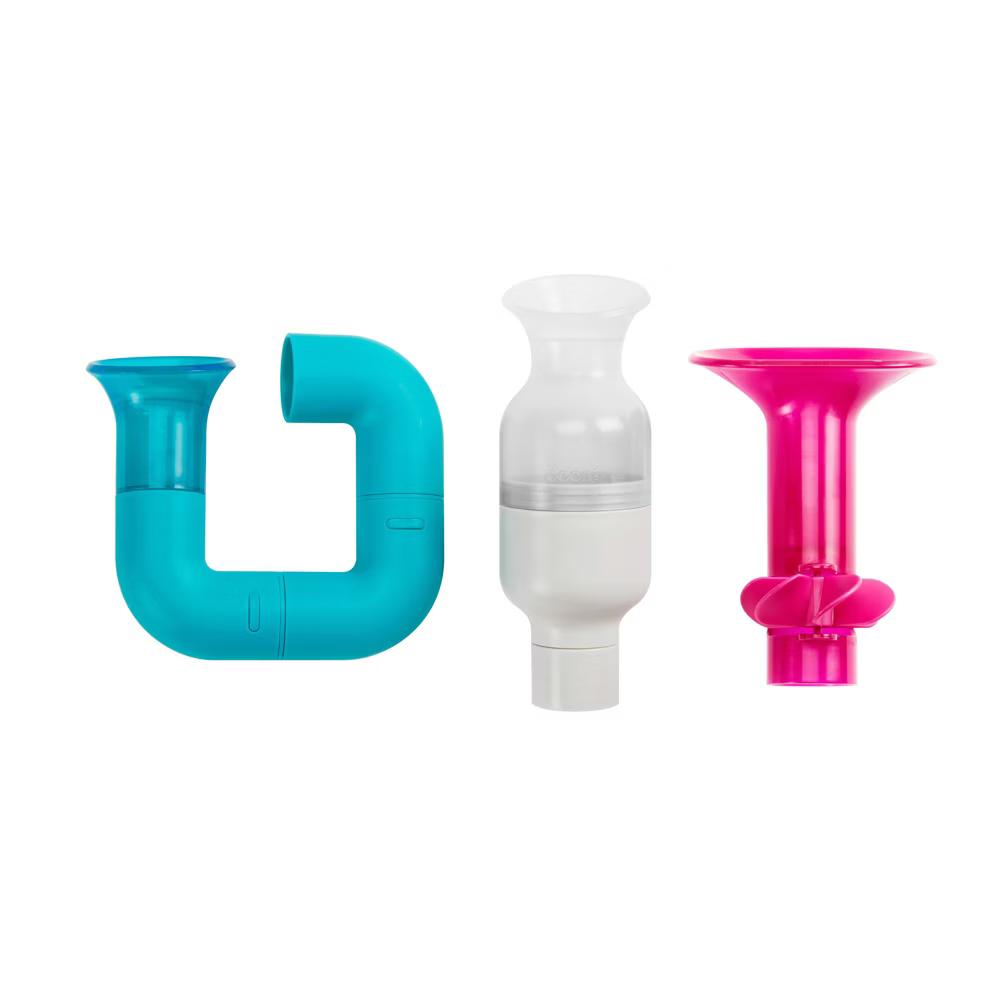 Boon BUNDLE Building Toddler Bath Tub Toy with Pipes Cogs and Tubes: BPA-Free, Creative Thinking, Motion, Spinning Shapes - Image 3