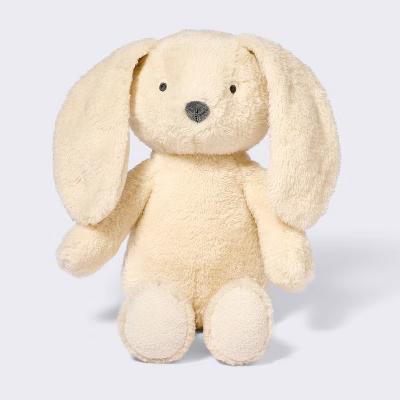 Bunny Plush Stuffed Animal - Cream - Baby and Infant Theme, 8" Height, Rabbit Educational Focus