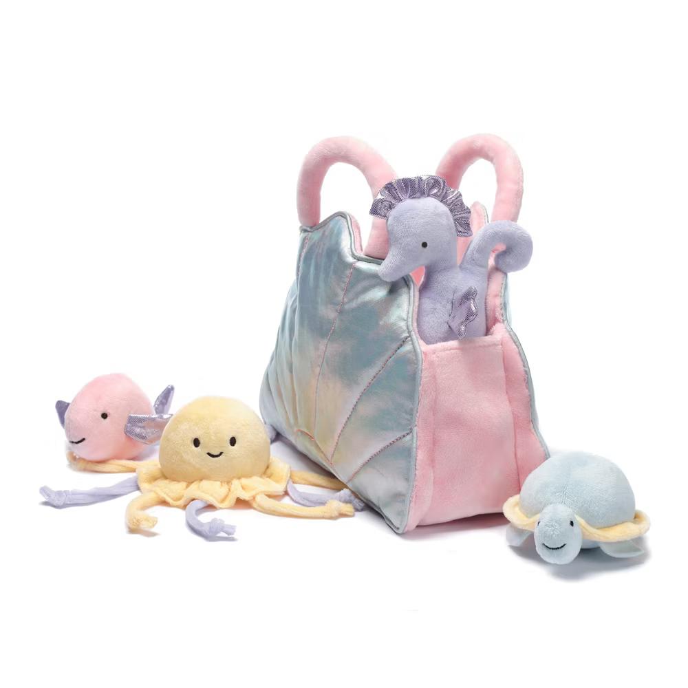 Interactive Aquatic/Sea Shell Plush with Stuffed Animal Toys - Image 2