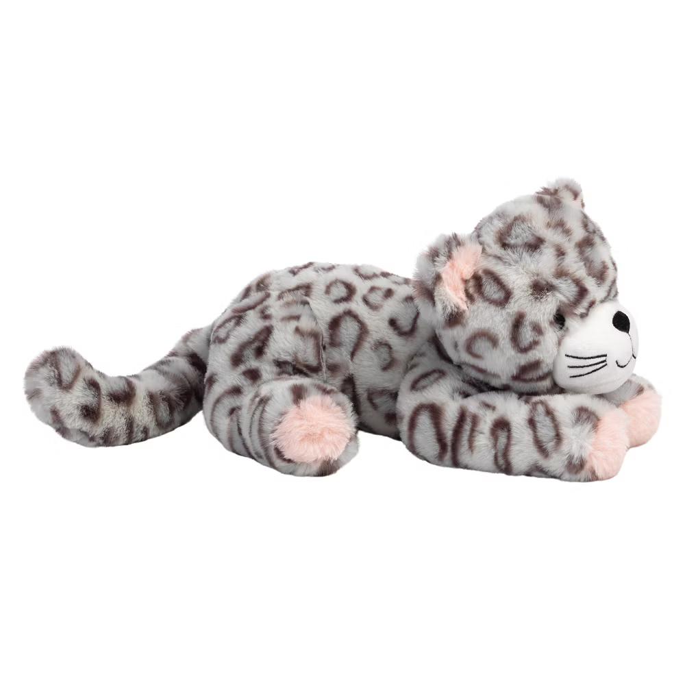 Happy Jungle Plush Leopard Stuffed Animal Toy - Pink/Gray - Cleo - Image 4