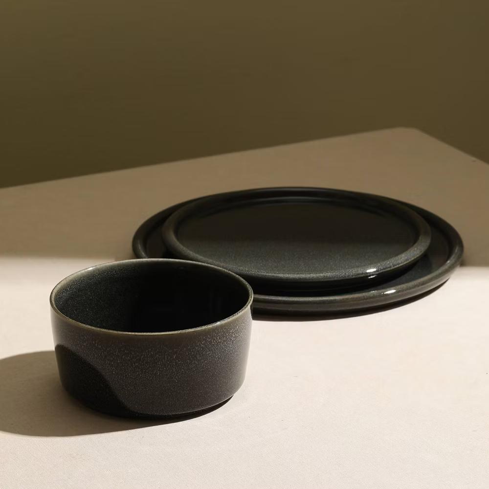 24pc Eden Stoneware Dinnerware Set - Image 8