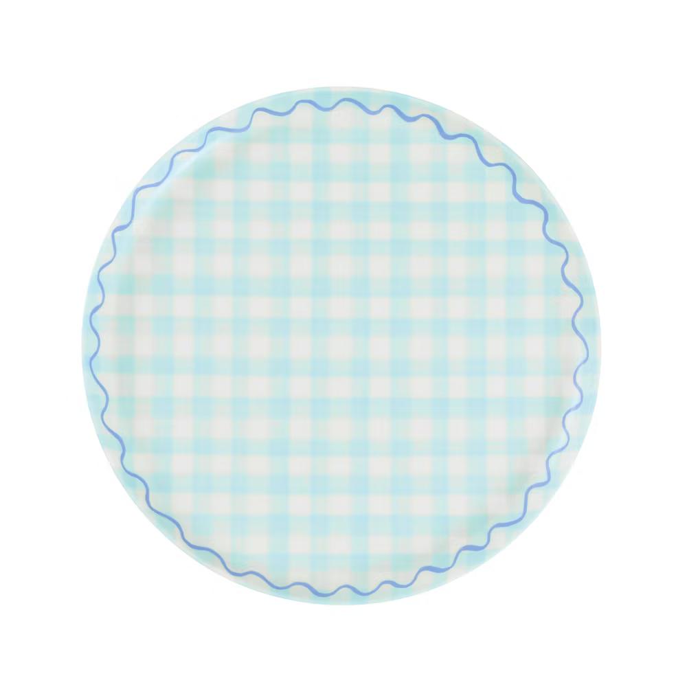 Meri Meri Gingham Reusable Small Plates (Pack of 6) - Image 8