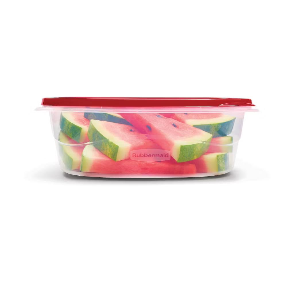 TakeAlong 11.7 Cup Plastic 2pk Large Square Food Storage Container Clear: Microwave & Freezer Safe - Image 3