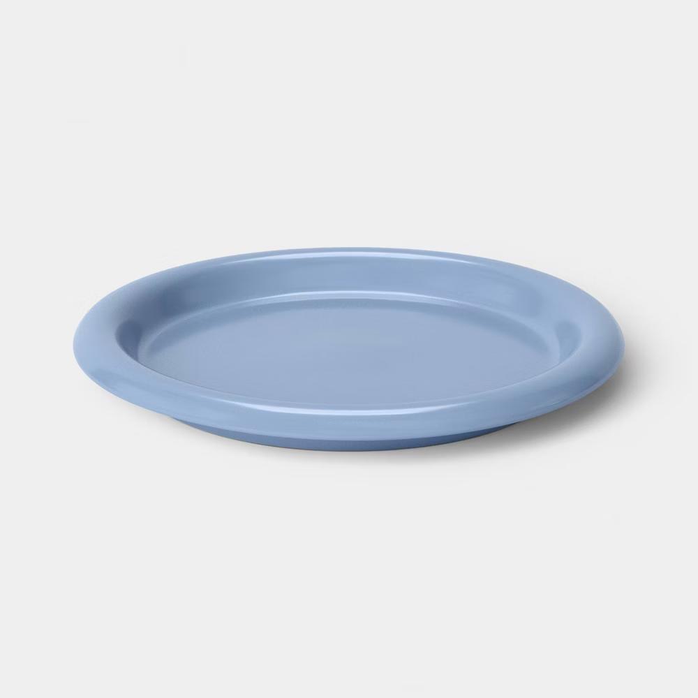 10.5" Stoneware Round Rim Dinner Plate - Image 2