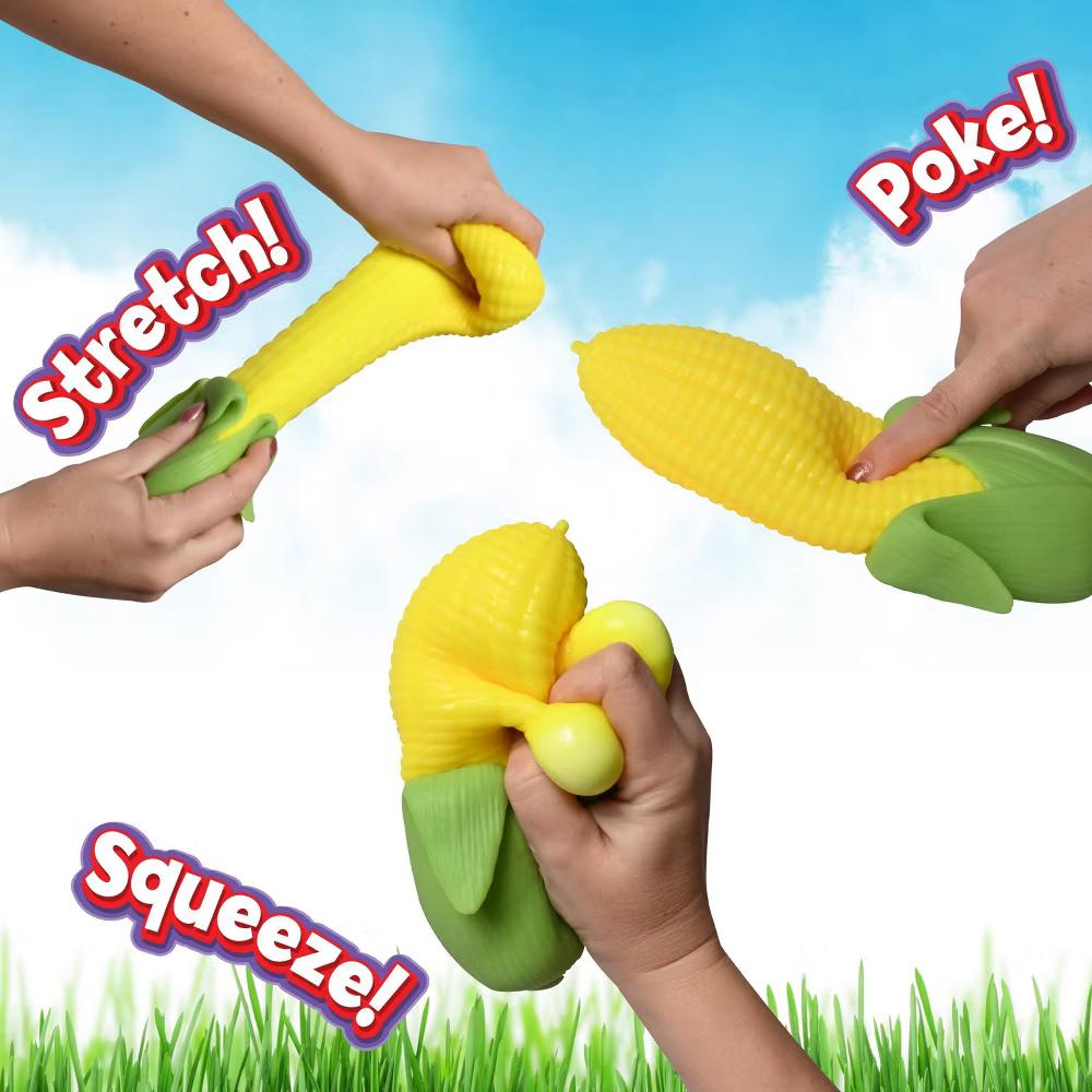 Squeezy Corn on the Cob Fidget Toy - Image 4