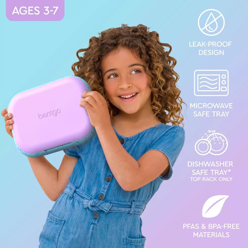 Kids' Chill Lunch Box, Bento-Style Solution, 4 Compartments & Removable Ice Pack - Image 91