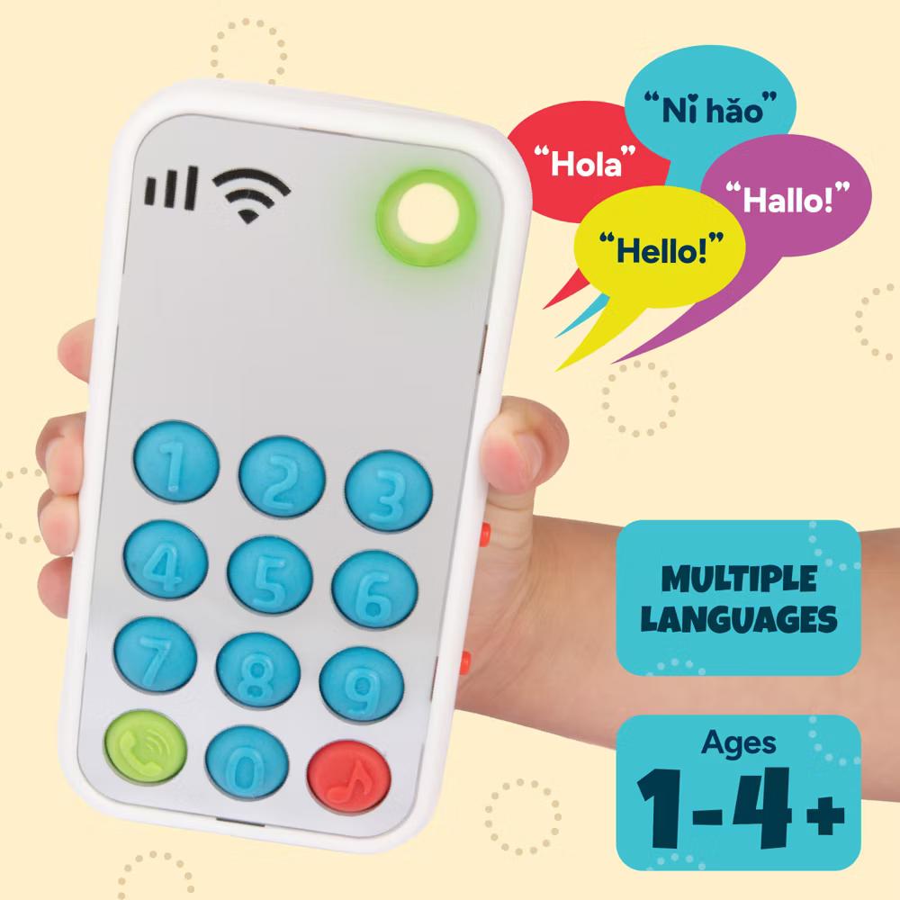 Smarty Phone – Interactive Multilingual Learning Phone with Lights, Sounds & Sensory Buttons, Ages 1–4+ - Image 6