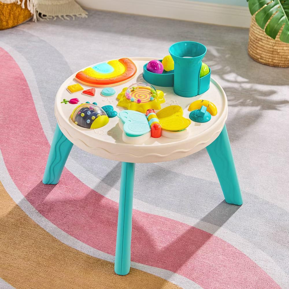 Busy B. Rainbow Sensory Station - Baby Activity Table, Music & Sounds, Toddler Play Center - Image 8