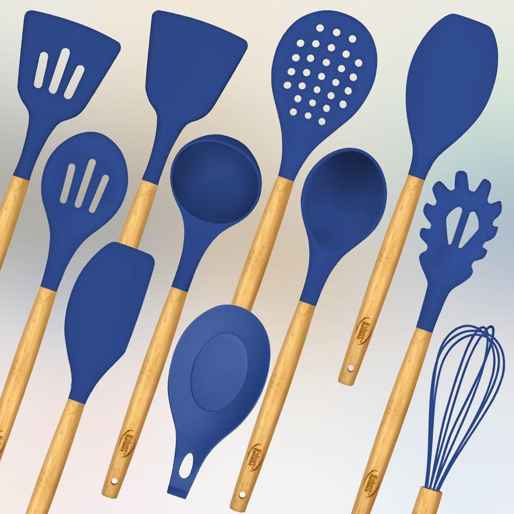 Kitchen Utensils Set, 50 Piece Silicone And Stainless Steel Cooking Utensils, Heat Resistant Kitchen Tools - Image 13