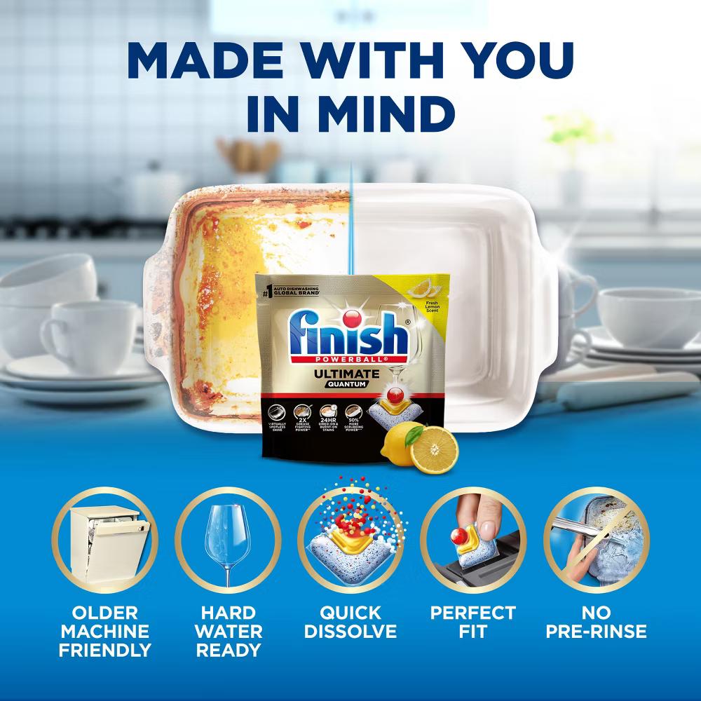 Finish Ultimate Quantum Dishwasher Detergent Pods - Image 14