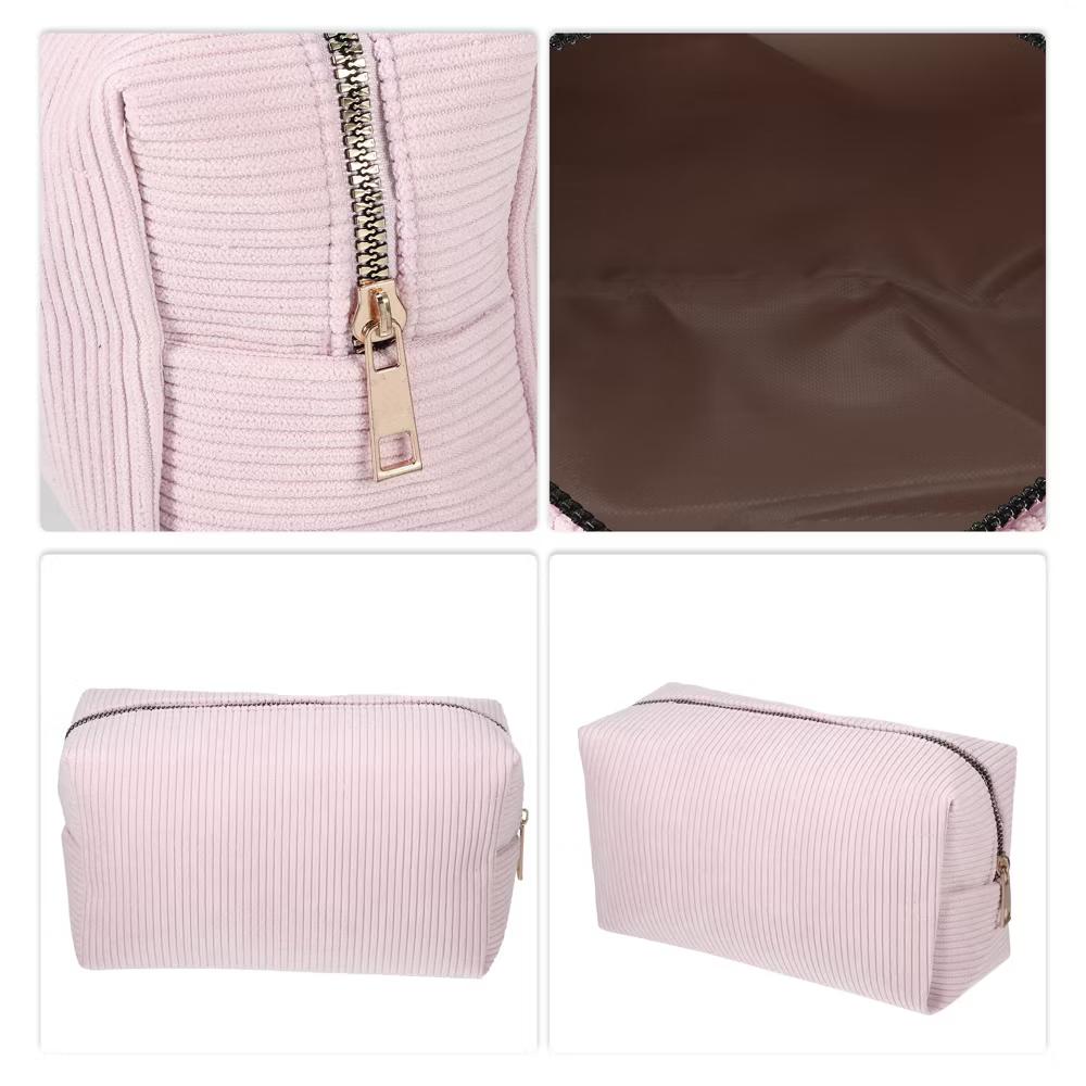 Durable Solid Color Cosmetic Bag 1 Pc - Image 15